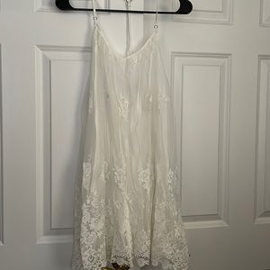 Abercrombie Racerback White Dress